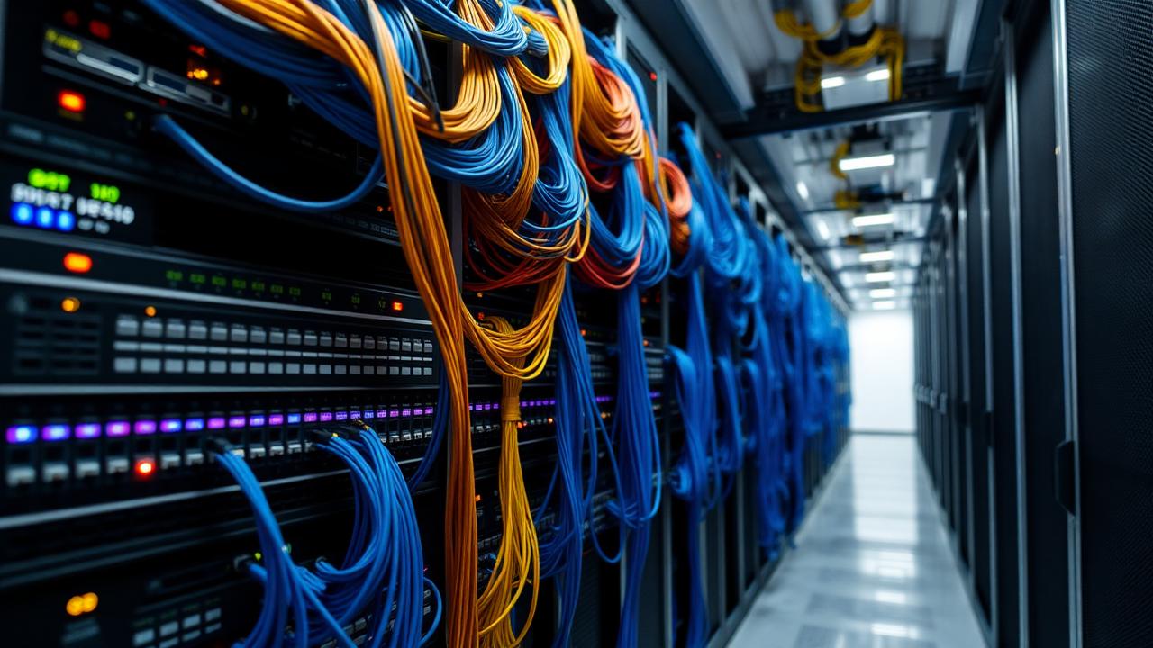 Server cabling on-site