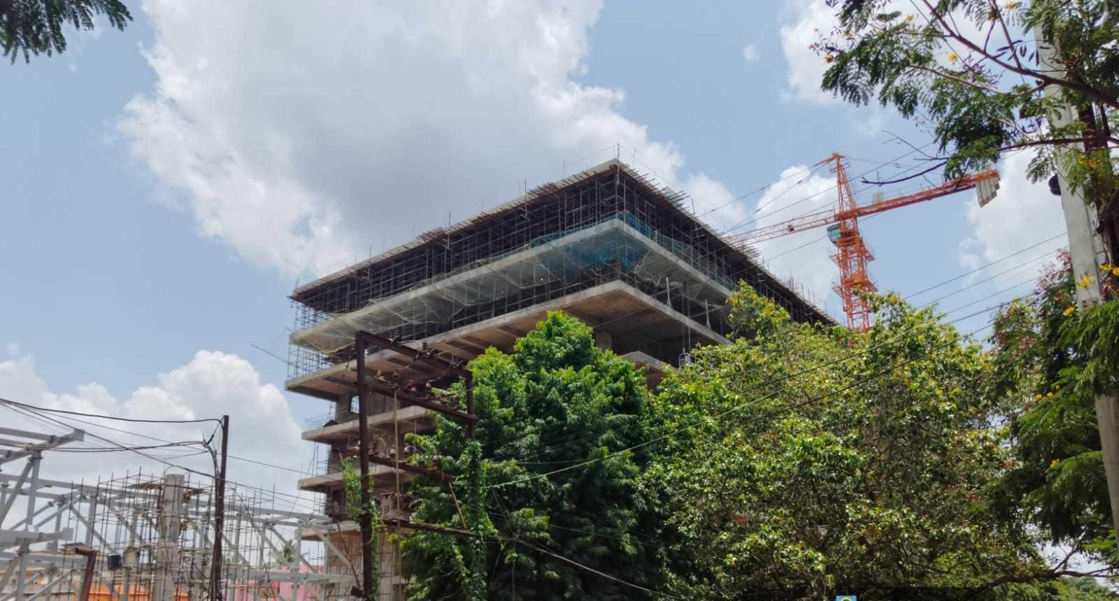 Government building project in Odisha — exterior view